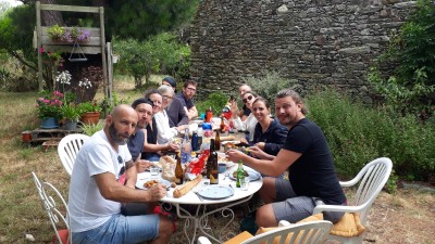 Après l'effort, le réconfort ! Repas partagé du samedi soir