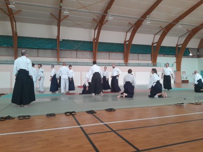 Stage d'été aïkido Bourgneuf-en-retz . Shochu geiko 2025